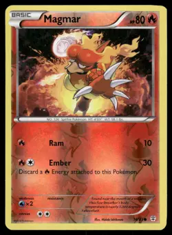 2016 Magmar Common Generations 16/83 Reverse Holo LP - Image 1