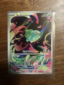 Pokemon Bulbasaur 133/132 Illustration Rare Holo Me01: Mega Evolution 80 HP - Image 1
