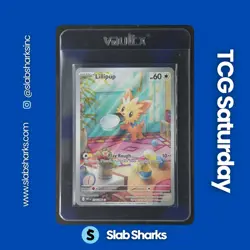 2025 POKEMON WHITE FLARE #154/086 LILLIPUP ILLUSTRATION RARE - Image 1