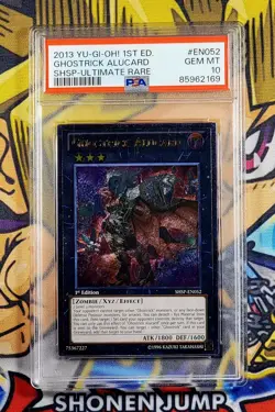 Yu-Gi-Oh! GHOSTRICK ALUCARD 1st Ed SHSP-EN052 PSA 10 Ultimate Rare GEM MINT - Image 1