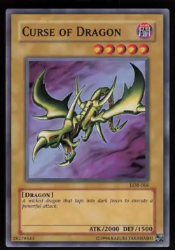 Curse of Dragon LOB-066 Super Rare YU-GI-OH - Image 1