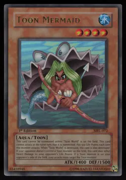 Toon Mermaid MRL-072 1st Edition Ultra Rare YU-GI-OH - Image 1