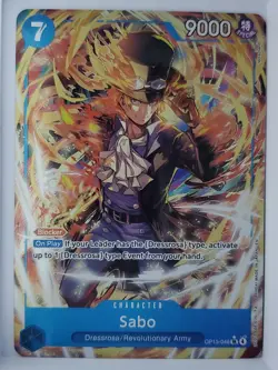 Sabo Alt Art OP15-046 Adventure on Kami's Island Foil One Piece ENGLISH - Image 1