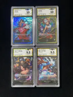 2025 One Piece TCG Chinese Buggy Yamato #OP09-042 L PGS 10 Lot*4 LU57 - Image 1