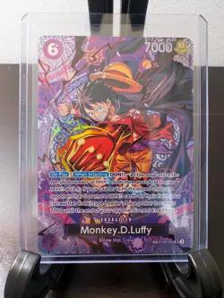 One Piece TCG Monkey.D.Luffy SP ST26-005 SR English OP-15 Special Parallel NM - Image 1