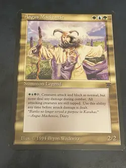 Angus Mackenzie Legends Magic: The Gathering Card LP - Image 1