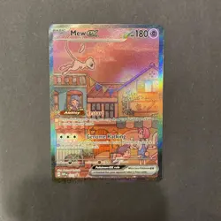 Pokemon Mew EX TCG Special Illustration SVP053 151 UPC Promo Card NM Condition - Image 1