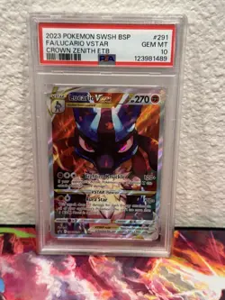 Lucario VSTAR SWSH291 SWSH: Sword & Shield Promo Cards Holo - Image 1