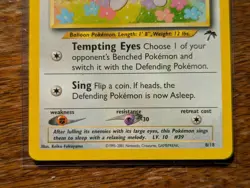 Pokemon TCG Jigglypuff Southern Islands Regular Card 08/18 LP - Image 3