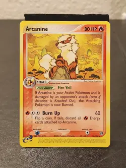Arcanine 15/100 EX Sandstorm Rare Pokemon English Card Tcg Card Game Nintendo - Image 1