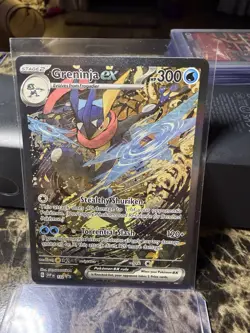 Pokemon Greninja ex Sv: Scarlet & Violet Promo Holo 132 EX 300 HP Card - Image 1