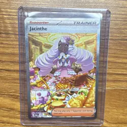 Pokemon TCG Jacinthe Full Art Trainer-Supporter POR 122/088 Holo Card - Image 1