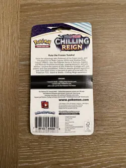 Pokemon Sword & Shield Chilling Reign Booster Pack with Phanpy Promo Card & Coin - Image 2