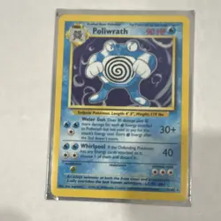 Poliwrath 13/102 Base Set Holo Rare Regular Pokemon TCG Card Stock - Image 1