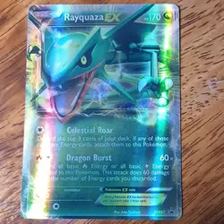 Rayquaza EX BW Black Star Promos Full Art Promo Holo 170 HP Card BW47 - Image 1