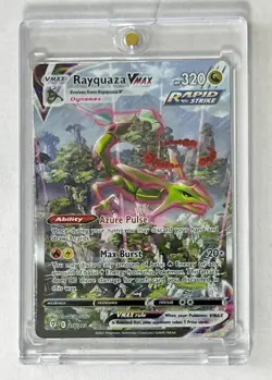 Rayquaza VMAX Full Art Evolving Skies 218/203 Pokemon Card 2021 Very Mint - Image 1