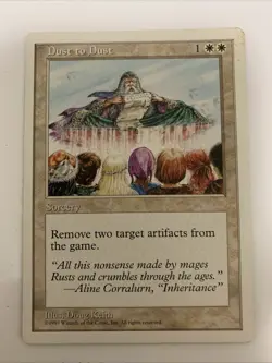 MTG LP Dust To Dust 5th Fifth Edition - Image 1