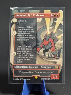 Summon: G.F. Cerberus (Borderless) Final Fantasy Regular Free Shipping! - Image 1
