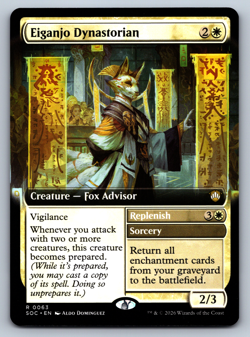 Eiganjo Dynastorian Extended Art Commander - MTG Secrets of Strixhaven - Image 1