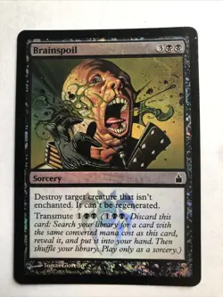 Brainspoil Foil X1 Ravnica NM Condition See Pics Front Back - Image 1
