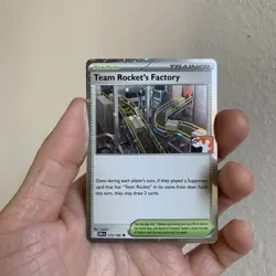 NM Team Rocket's Factory 173/182 Cosmos Holo Pokemon Prize Pack Series 8 - Image 1