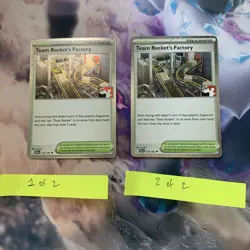 NM Team Rocket's Factory 173/182 Cosmos Holo Pokemon Prize Pack Series 8 - Image 2