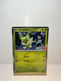 Sprigatito 191 Holo Promo Scarlet & Violet Promo Pokemon Near Mint - Image 1