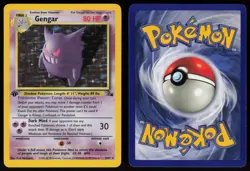 Gengar 5/62 1st Edition Holo Rare Holo POKEMON - Image 3