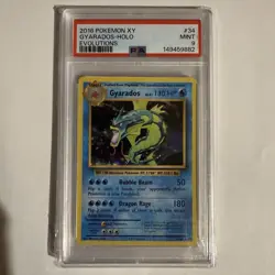 Pokemon Gyarados 34/108 Evolutions Holo Rare English PSA 9 Graded 2016 - Image 1