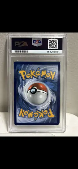 2021 POKEMON SM BLACK STAR PROMO #SM247 FULL ART/RESHIRAM & CHARIZARD GX PSA 8 - Image 2