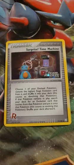 Pokemon TCG - Surprise! Time Machine 91/109 Team Rocket Returns Holo Stamped - Image 1