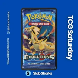 2016 POKEMON XY EVOLUTIONS SEALED BOOSTER PACK CHARIZARD ART - Image 1