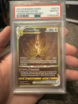 ARCEUS VSTAR FA PSA 10 2023 POKEMON SWSH CROWN ZENITH #GG70/GG70 SECRET 562 - Image 1