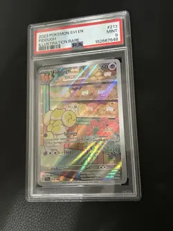 2023 POKEMON SVI EN-SCARLET & VIOLET ILLUSTRATION RARE #213 FIDOUGH PSA 9 - Image 2