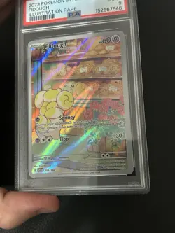 2023 POKEMON SVI EN-SCARLET & VIOLET ILLUSTRATION RARE #213 FIDOUGH PSA 9 - Image 3