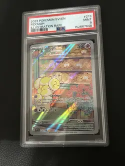 2023 POKEMON SVI EN-SCARLET & VIOLET ILLUSTRATION RARE #213 FIDOUGH PSA 9 - Image 5