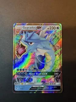 Pokemon TCG Gyarados GX 16/68 Hidden Fates Ultra Rare Holo Near Mint Condition - Image 1