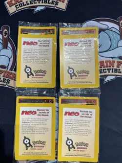 2001 Pokemon Neo Discovery Entei Movie Promo Lot Of 4 - Image 1
