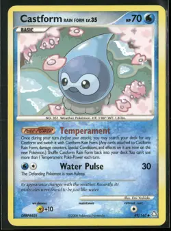 Castform Rain Form 49/146 Uncommon Legends Awakened Pokemon Lightly Played - Image 1