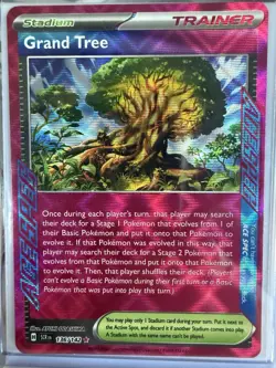 Grand Tree 136/142 Stellar Crown ACE SPEC Rare Pokemon TCG NM/MINT - Image 1