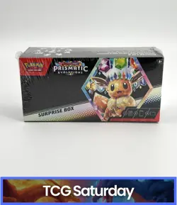 2025 POKEMON PRISMATIC EVOLUTIONS SURPRISE BOX SEALED - Image 1