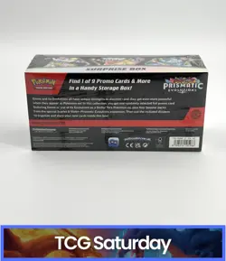 2025 POKEMON PRISMATIC EVOLUTIONS SURPRISE BOX SEALED - Image 2