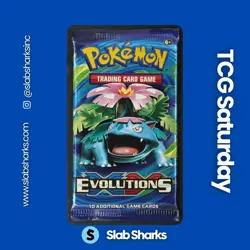 2016 POKEMON XY EVOLUTIONS SEALED BOOSTER PACK VENUSAUR ART - Image 1