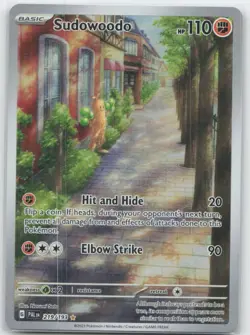 Pokemon: Sudowoodo - - SV02: Paldea Evolved - Illustration Rare - NM - Image 1