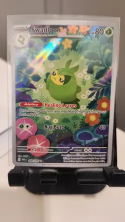Pokemon TCG S&V Swadloon IR 088/086 White Flare - Image 1