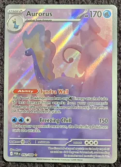Aurorus 092/088 Illustration Rare Perfect Order Pokemon Pack Fresh Near Mint NM - Image 1