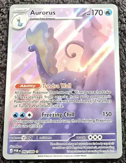 Aurorus 092/088 Illustration Rare Perfect Order Pokemon Pack Fresh Near Mint NM - Image 4