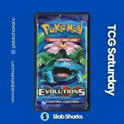2016 POKEMON XY EVOLUTIONS SEALED BOOSTER PACK VENUSAUR ART - Image 1