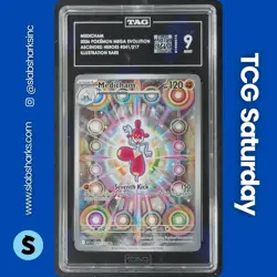 2026 POKEMON ASCENDED HEROES #241/217 MEDICHAM ILLUSTRATION RARE TAG 9 - Image 1