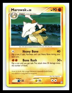 💥 MAROWAK - 63/146 Legends Awakened - Pokemon TCG - 2008 - Image 1